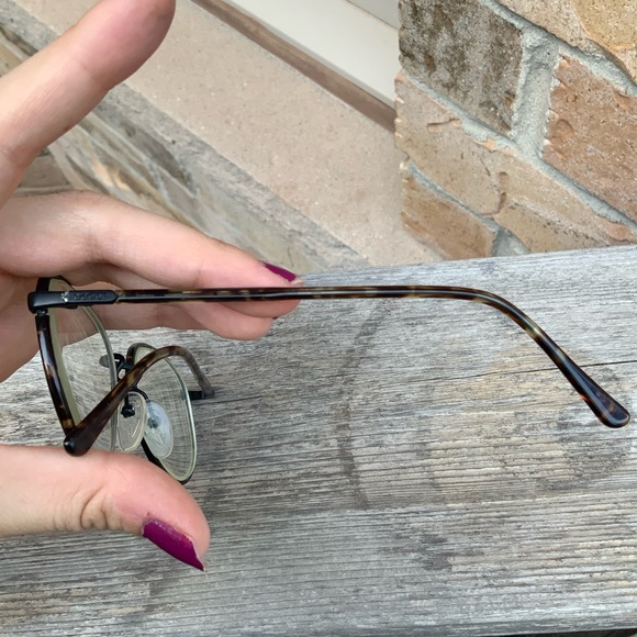 Vintage 90’S GUCCI GG1312 Eyeglasses Glasses Unisex Round Havana Brown Frame - Picture 6 of 16